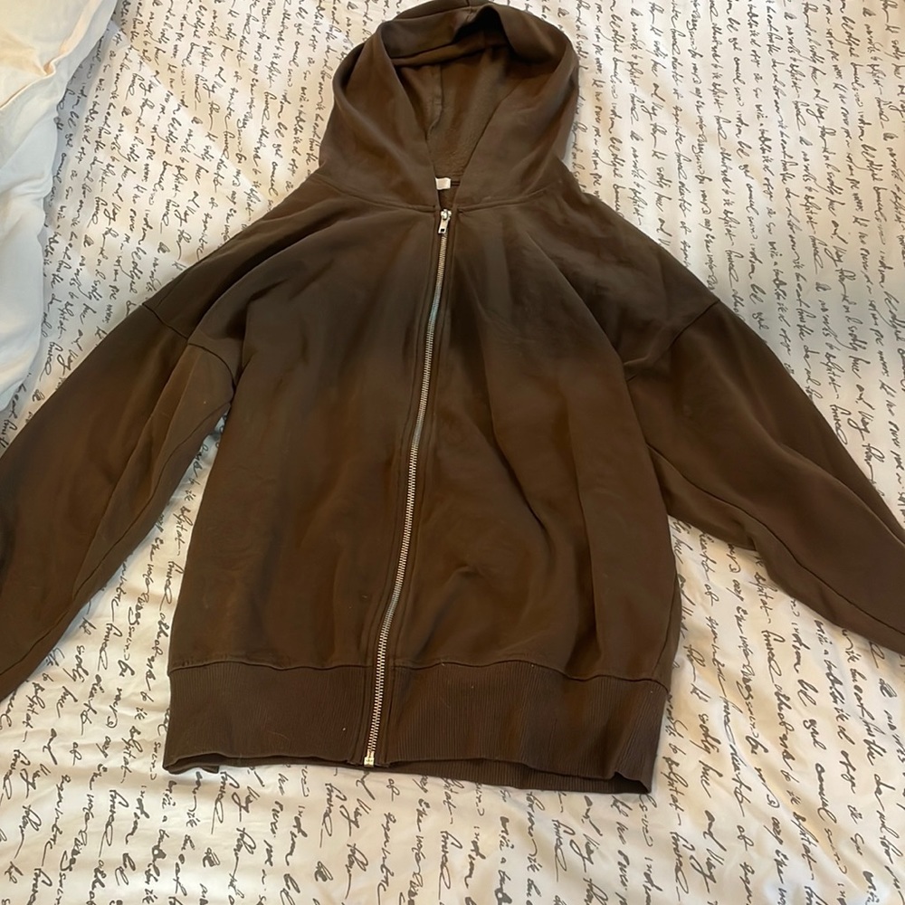 nordstroms BP brown zip up hoodie